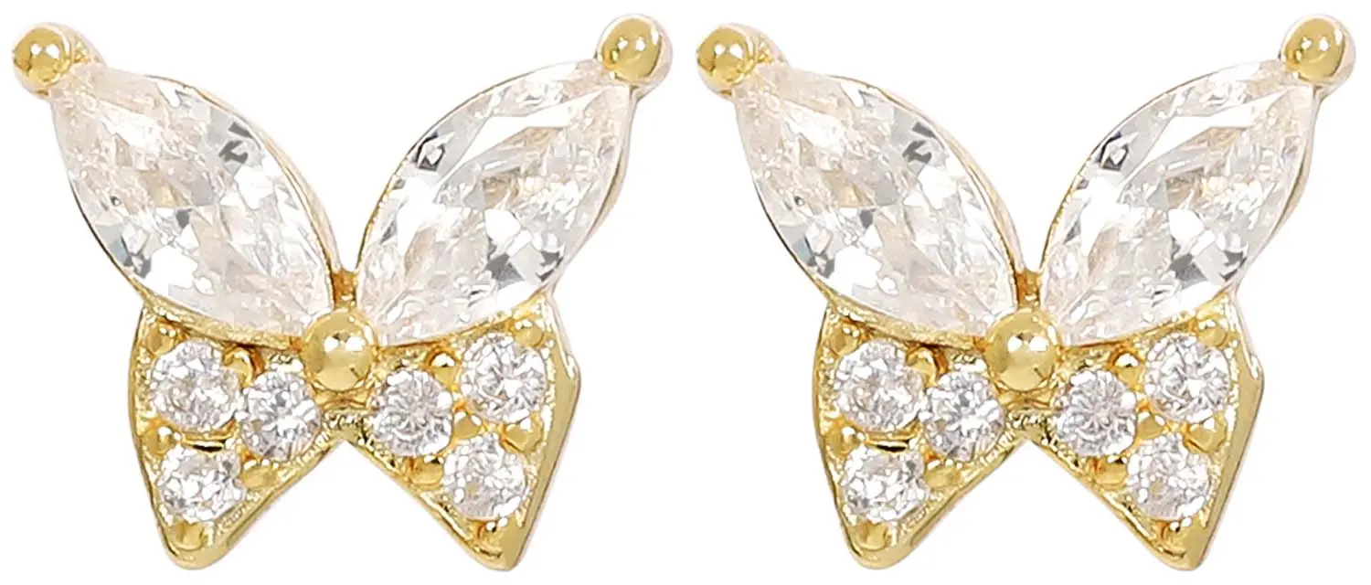 Clous d'oreilles - Flattering Gold