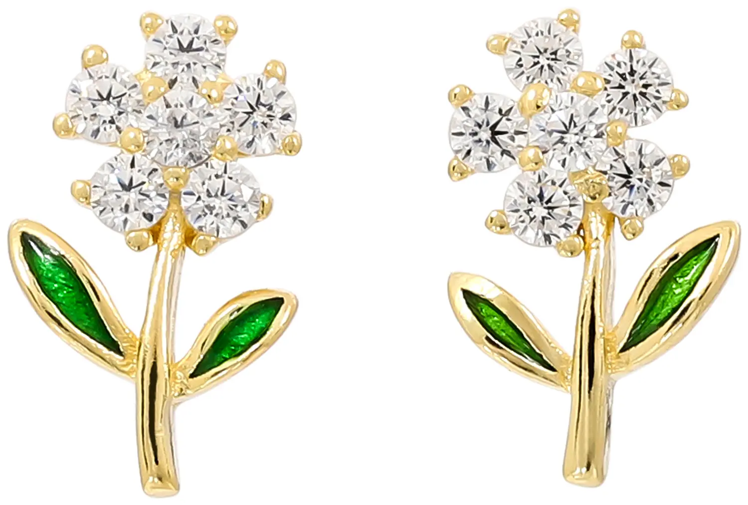 Clous d'oreilles - Flawless Flower