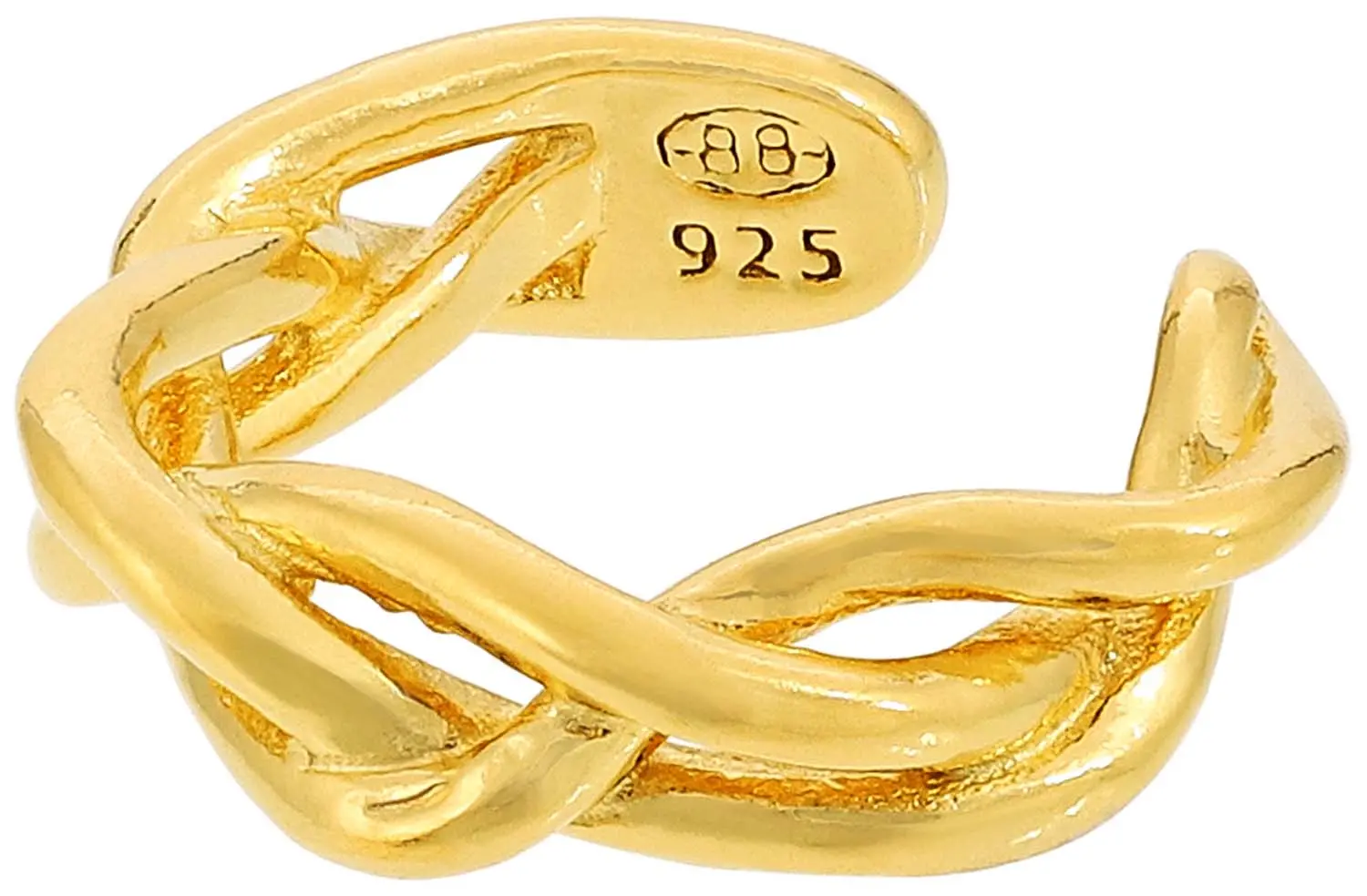 Anneau pour oreille - Braided Gold