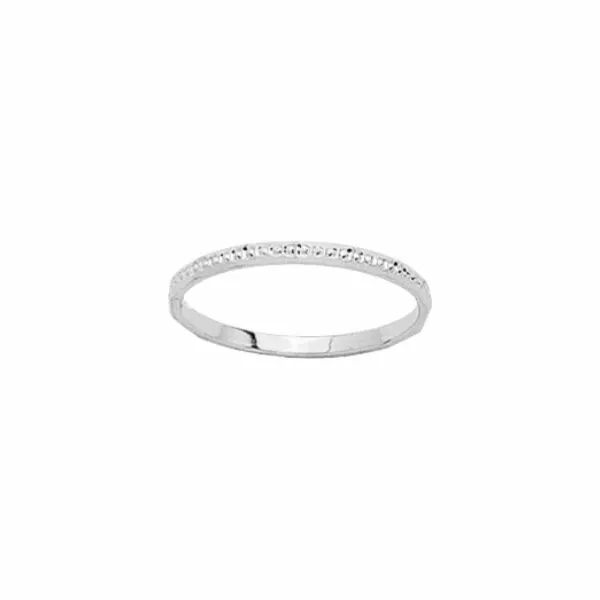 Alliance fantaisie en or blanc, 1.5mm