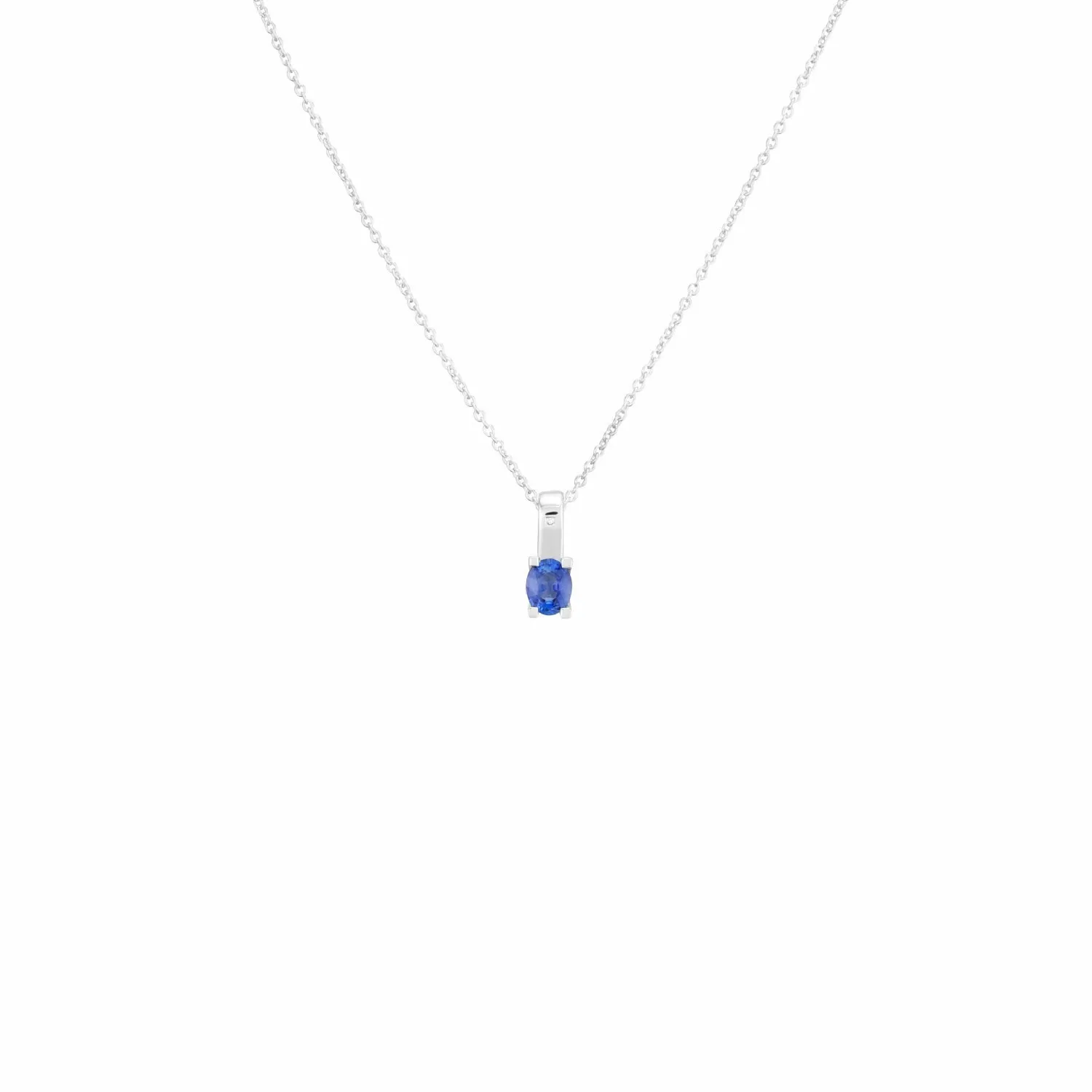 Achat Collier Garel Tara en or blanc et saphir