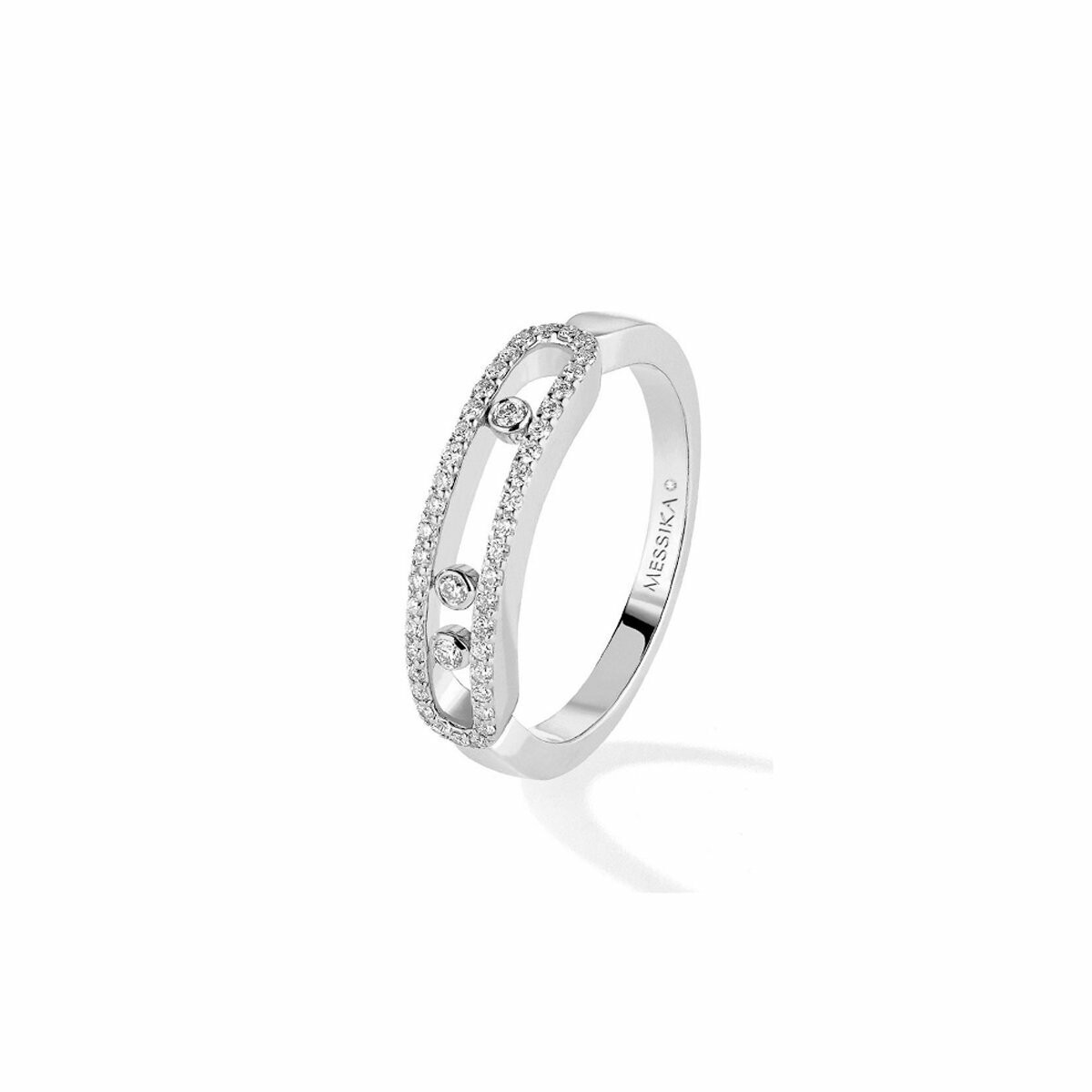 Achat Bague Messika Baby Move pavée en or blanc et diamants