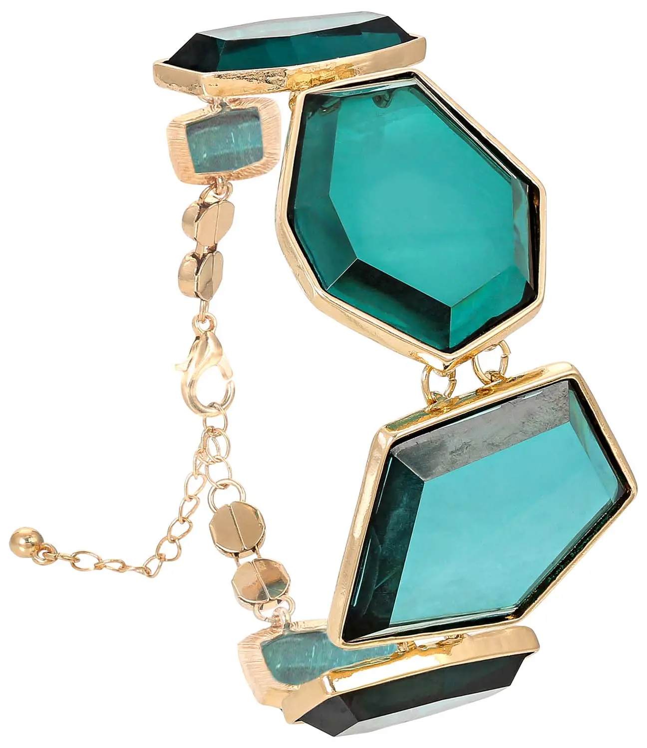 Bracelet - Green Shapes