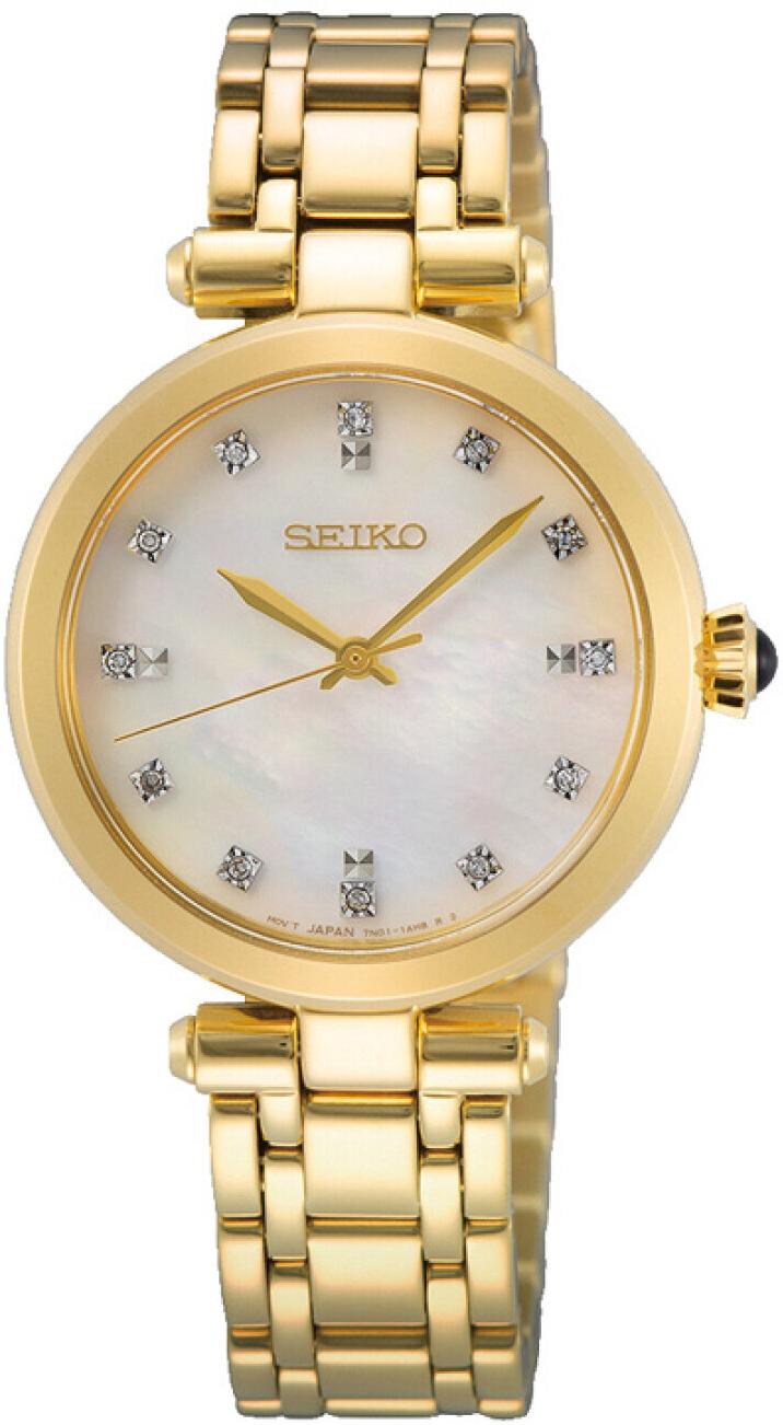Seiko Quarz SRZ536P1 Montre Bracelet pour femmes