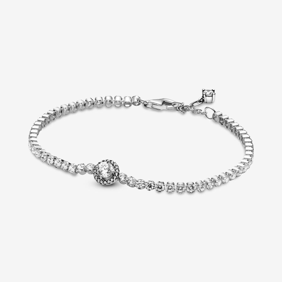 Halo - Rivière Scintillante - Argent - Bracelet Pandora