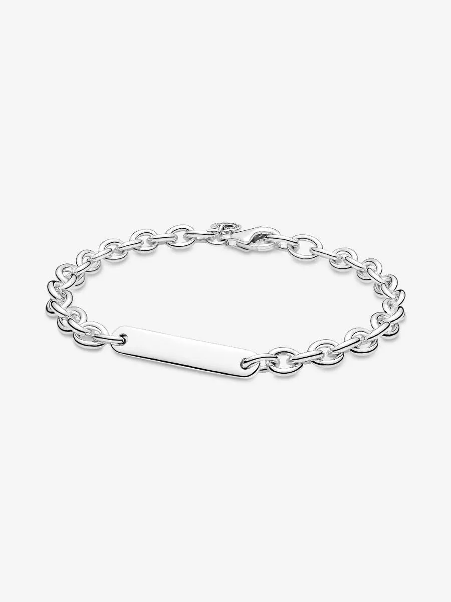 Bracelet à barre gravable en argent – Pandora