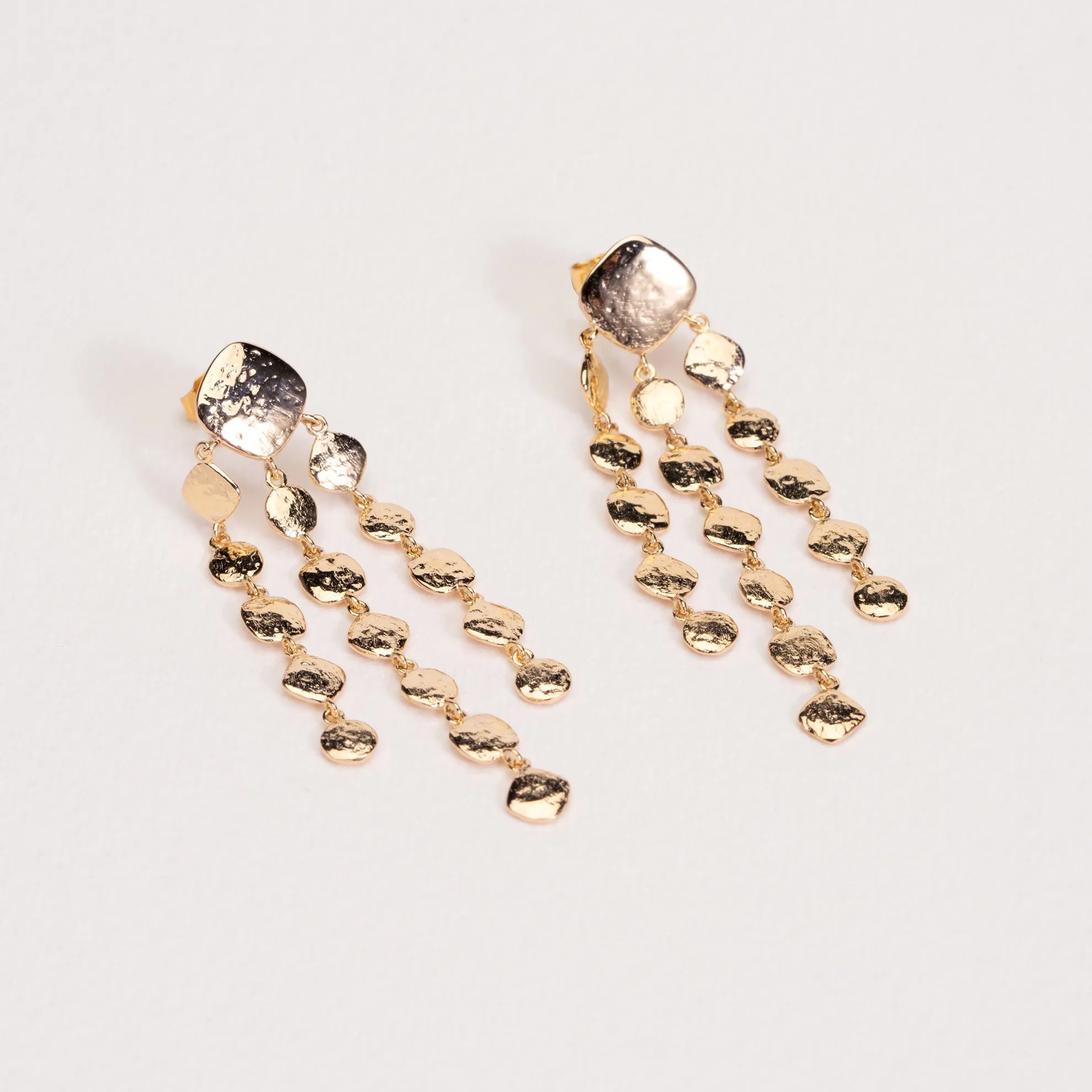 Julia - Boucles d'oreilles en Plaqué Or - Ana et Cha