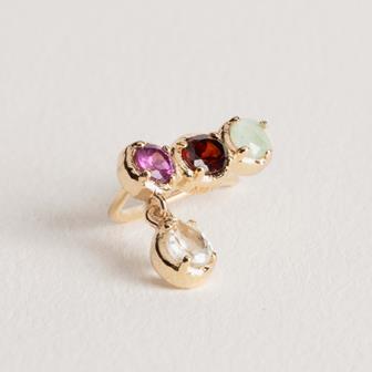 Boucle d'Oreille en Plaqué Or - Ana et Cha