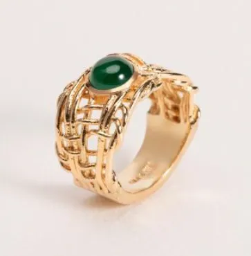 Tissia - Bague en Plaqué Or - Ana et Cha