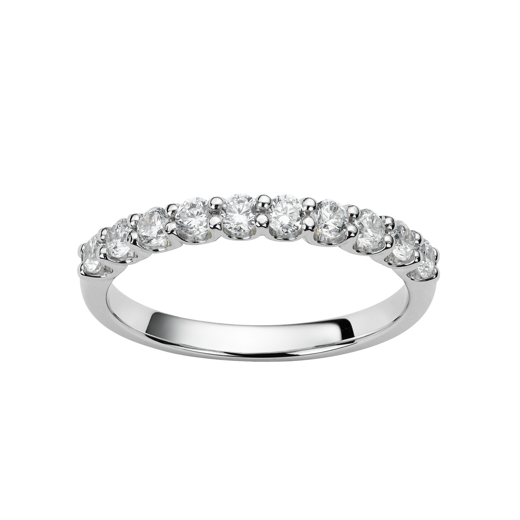 Achat Alliance en or blanc et diamants de 0.72ct