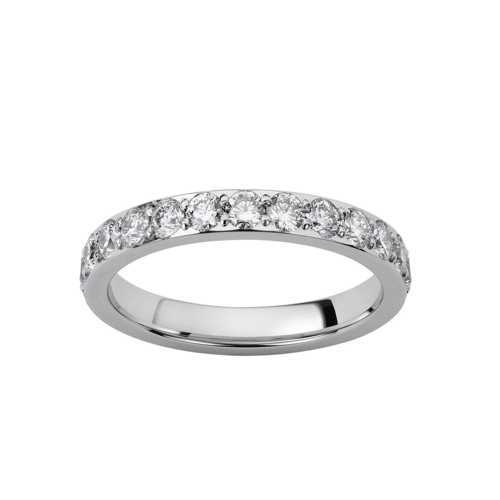 Achat Alliance Neva den or blanc et diamants 0.65ct