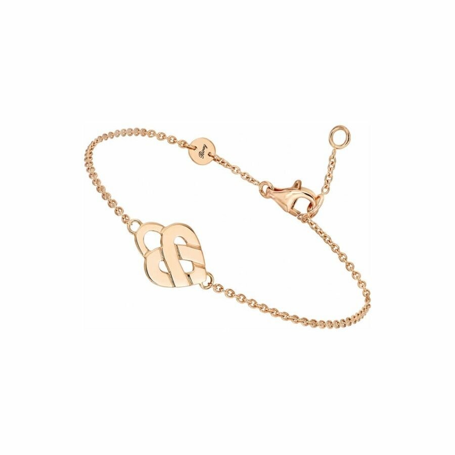 Coeur Entrelacé Bracelet Poiray Coeur Entrelacé en or rose