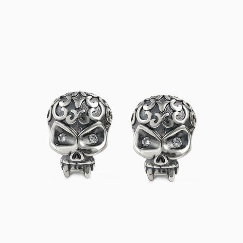 Jeulia Boucles d'oreilles "Culture celtique" Crâne Argent Sterling