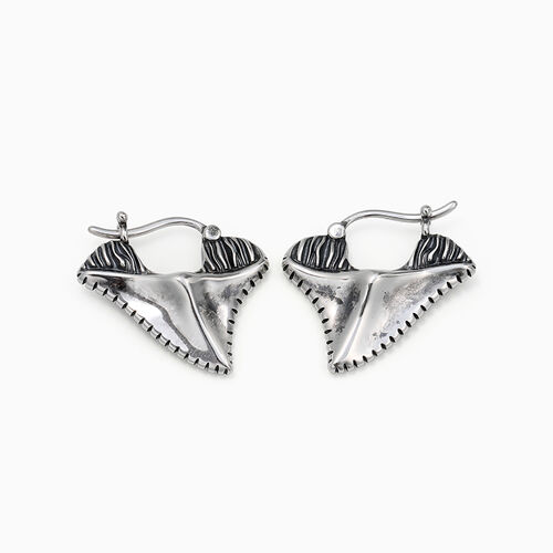 Jeulia "Dents de Requin" Boucles d'oreilles Argent Sterling