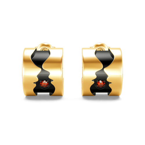 Jeulia Boucles d'oreilles "Face à face" Design de Couple Argent Sterling