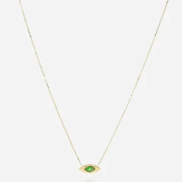 Collier Zag bijoux AUSAR en acier doré et oxyde de zirconium