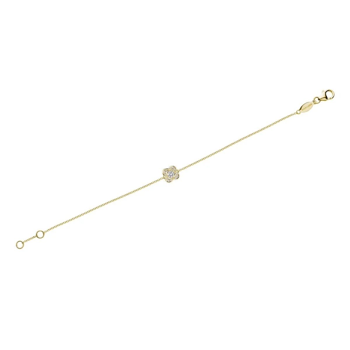 Bracelet Mauboussin Aimez vous en chance en or jaune et diamants