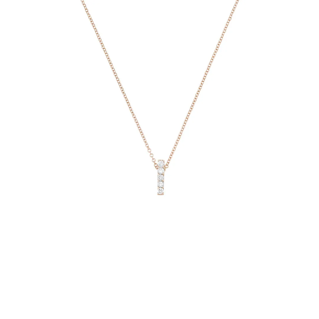 Pendentif SoHo en or rose et diamants