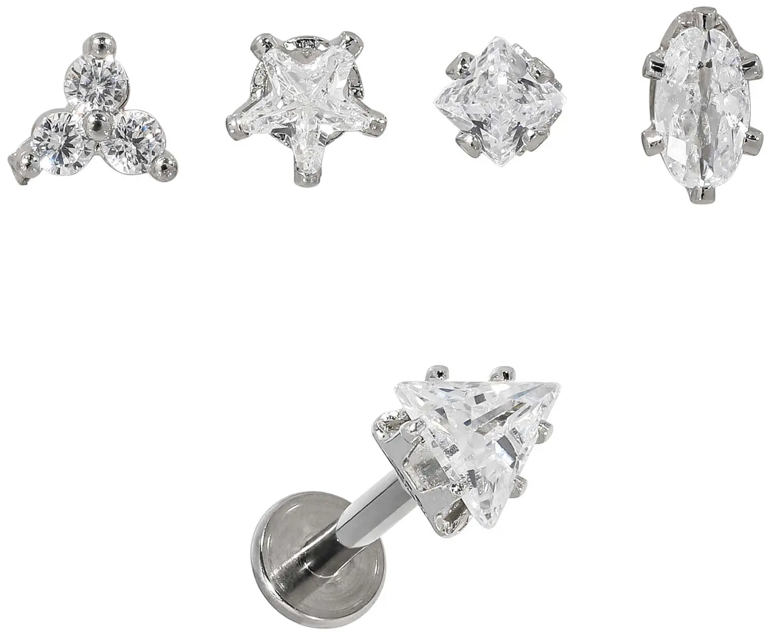Ensemble de piercings - Various Zirconias