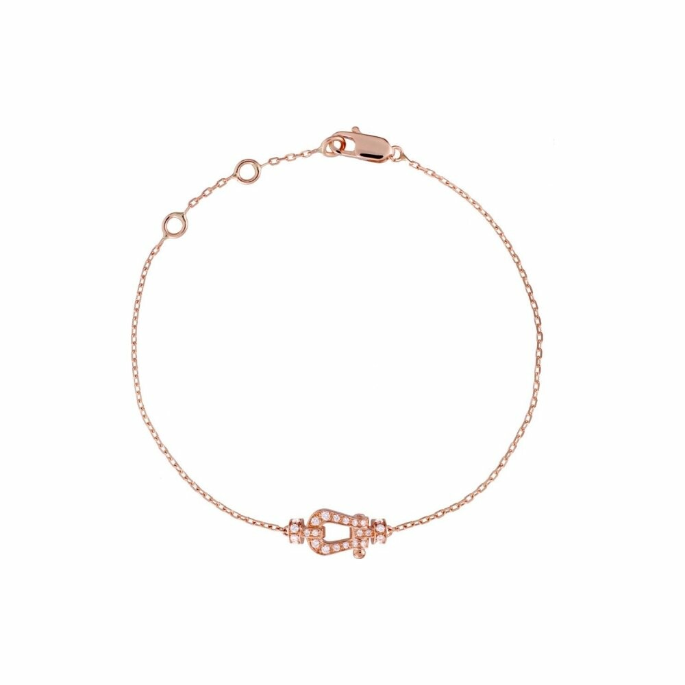 Force 10 Bracelet FRED Force 10 PM en or rose et diamants