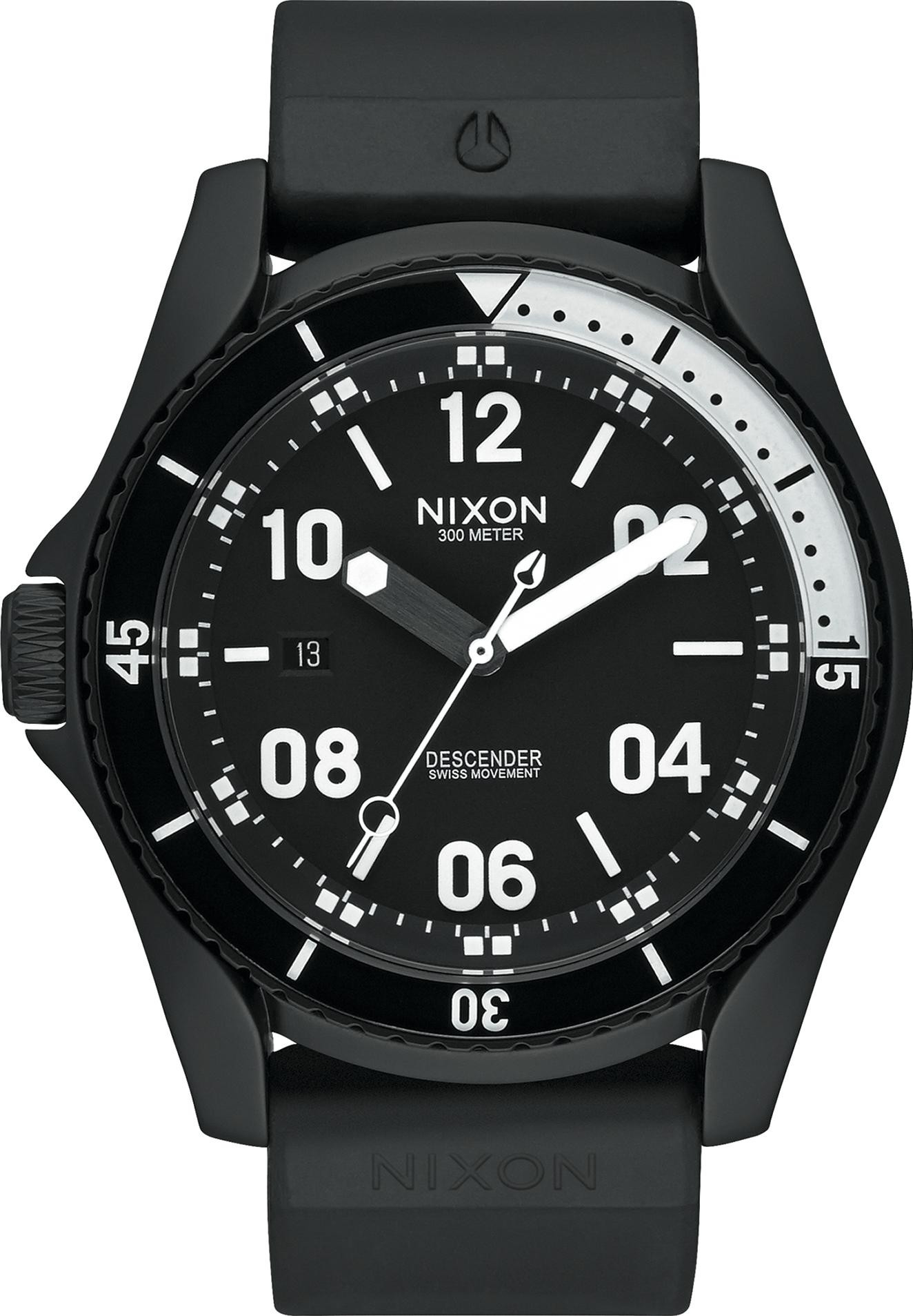 Nixon Descender Sport A960-001 Montre-Bracelet pour hommes Montre Plongée