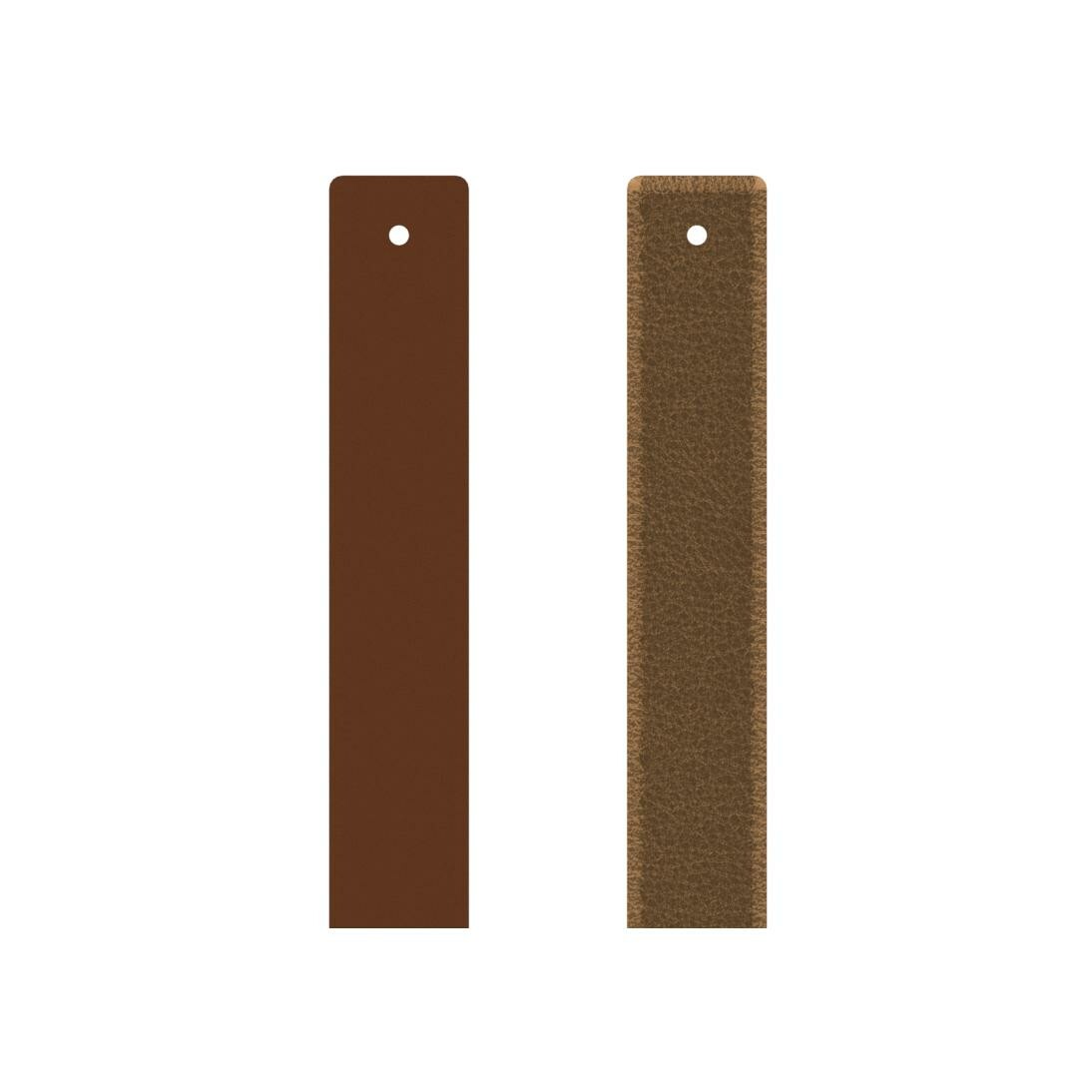 Cuir pour bracelet Les Georgettes terre cuite / bronze, 14mm