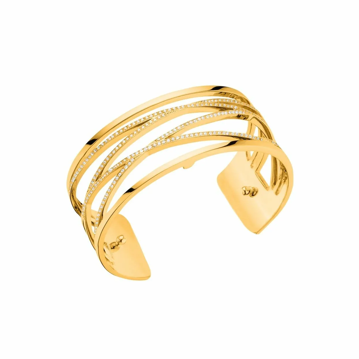 Achat  Bracelet manchette Les Georgettes Les Précieuses Liens doré, 25mm