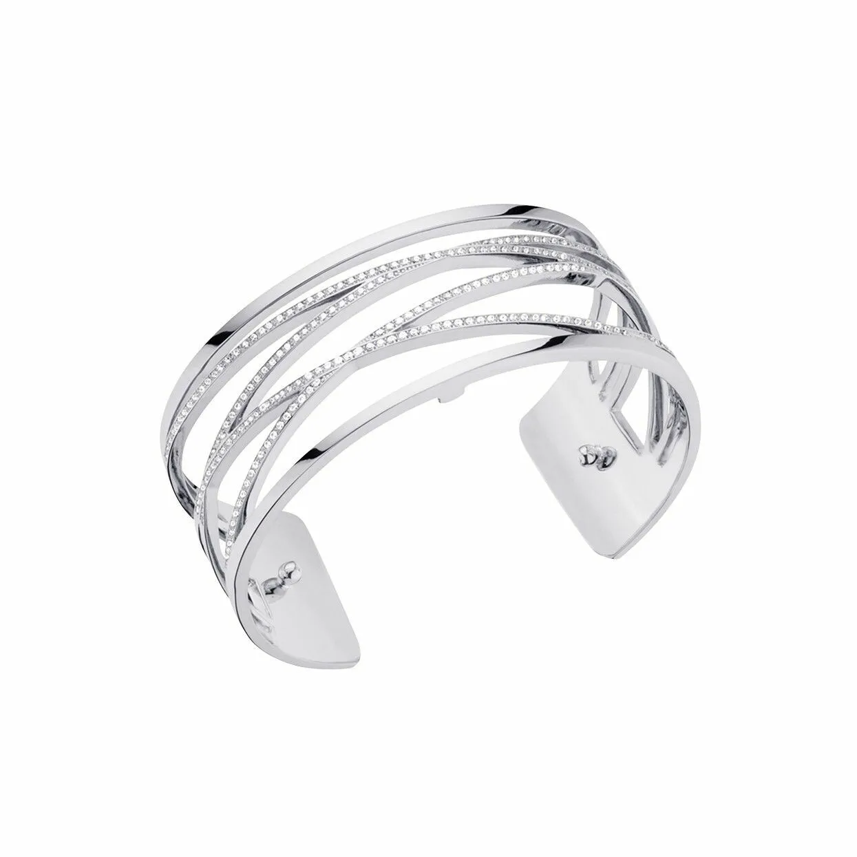 Achat  Bracelet manchette Les Georgettes Les Précieuses Liens argenté, 25mm