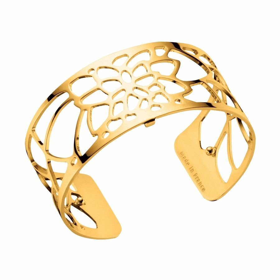 Achat  Bracelet manchette Les Georgettes Les Essentielles Nénuphar doré, 25mm