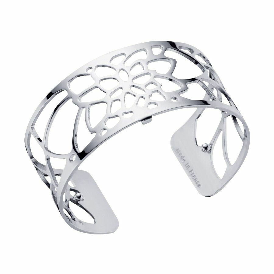 Achat  Bracelet manchette Les Georgettes Les Essentielles Nénuphar argenté, 25mm