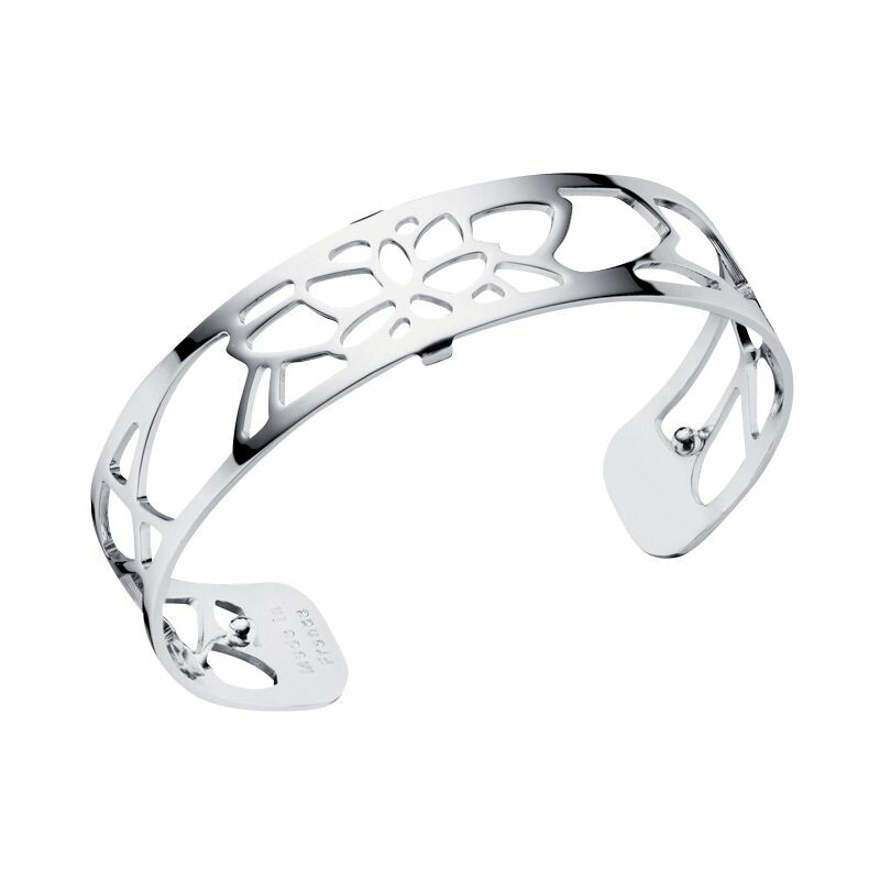 Achat  Bracelet manchette Les Georgettes Les Essentielles Nénuphar argenté, 14mm