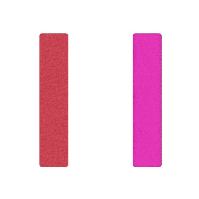 Simili cuir pour bague large Les Georgettes rose intense / fushia métallisé, 12mm