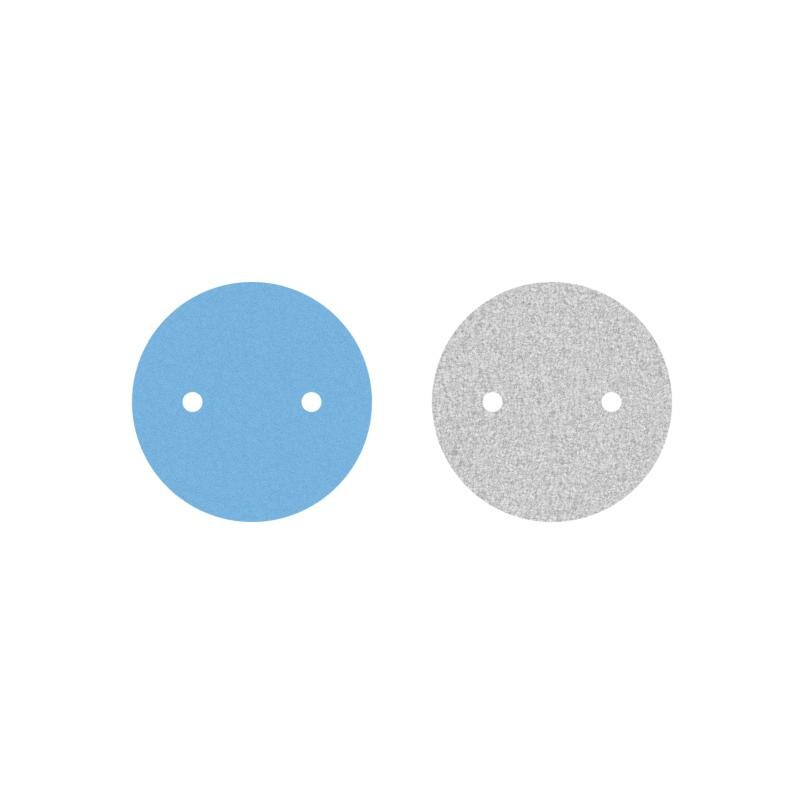 Cuir pour pendentif Les Georgettes baby blue / disco, 25mm