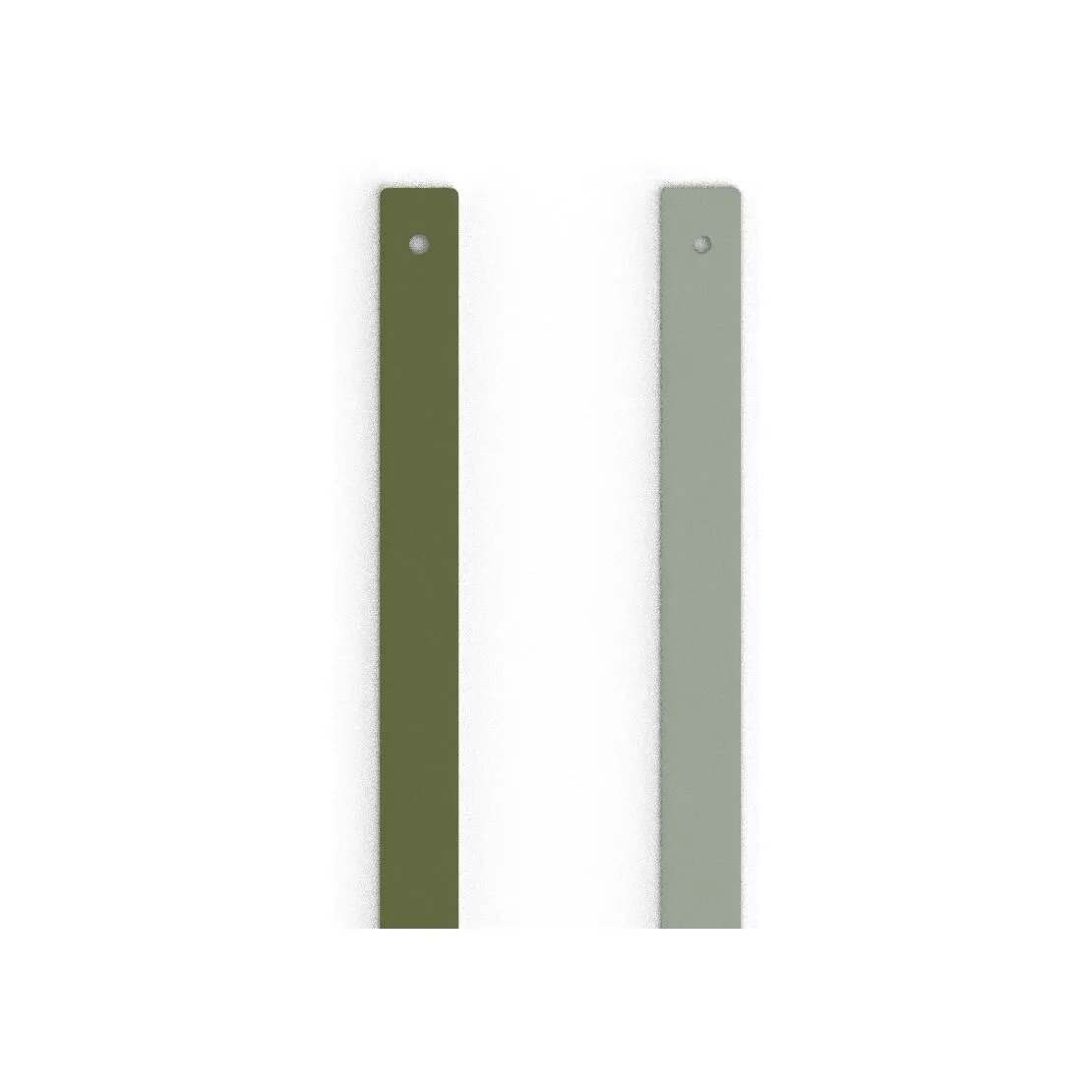 Cuir pour bracelet Les Georgettes Olive / Eau Douce, 8mm