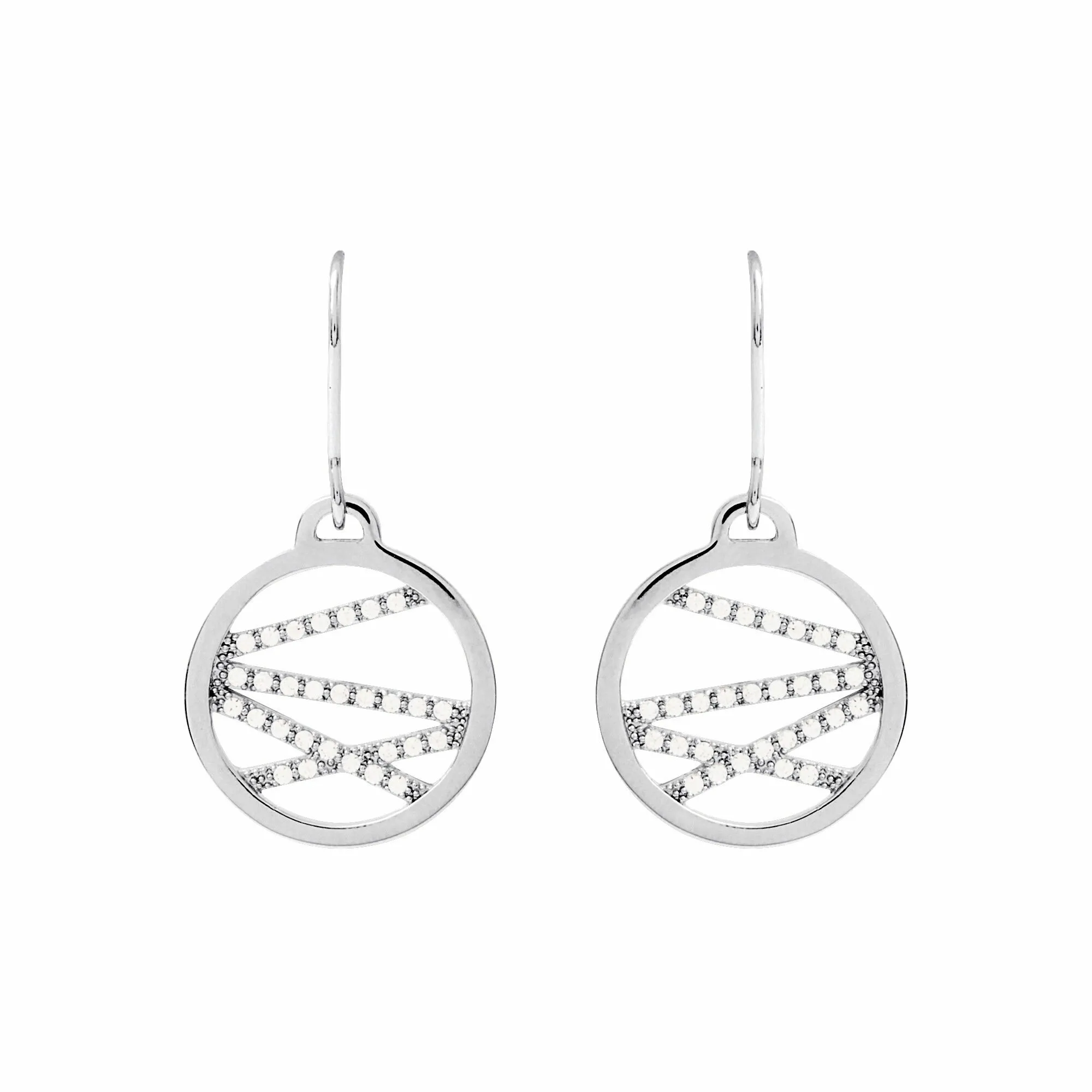 Achat Boucles d'oreilles Les Georgettes Les Précieuses Liens argentées, 16mm