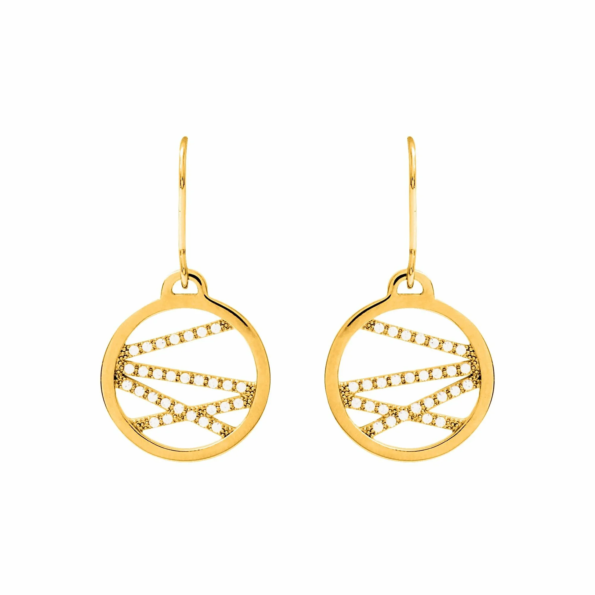 Achat Boucles d'oreilles Les Georgettes Les Précieuses Liens dorées, 16mm