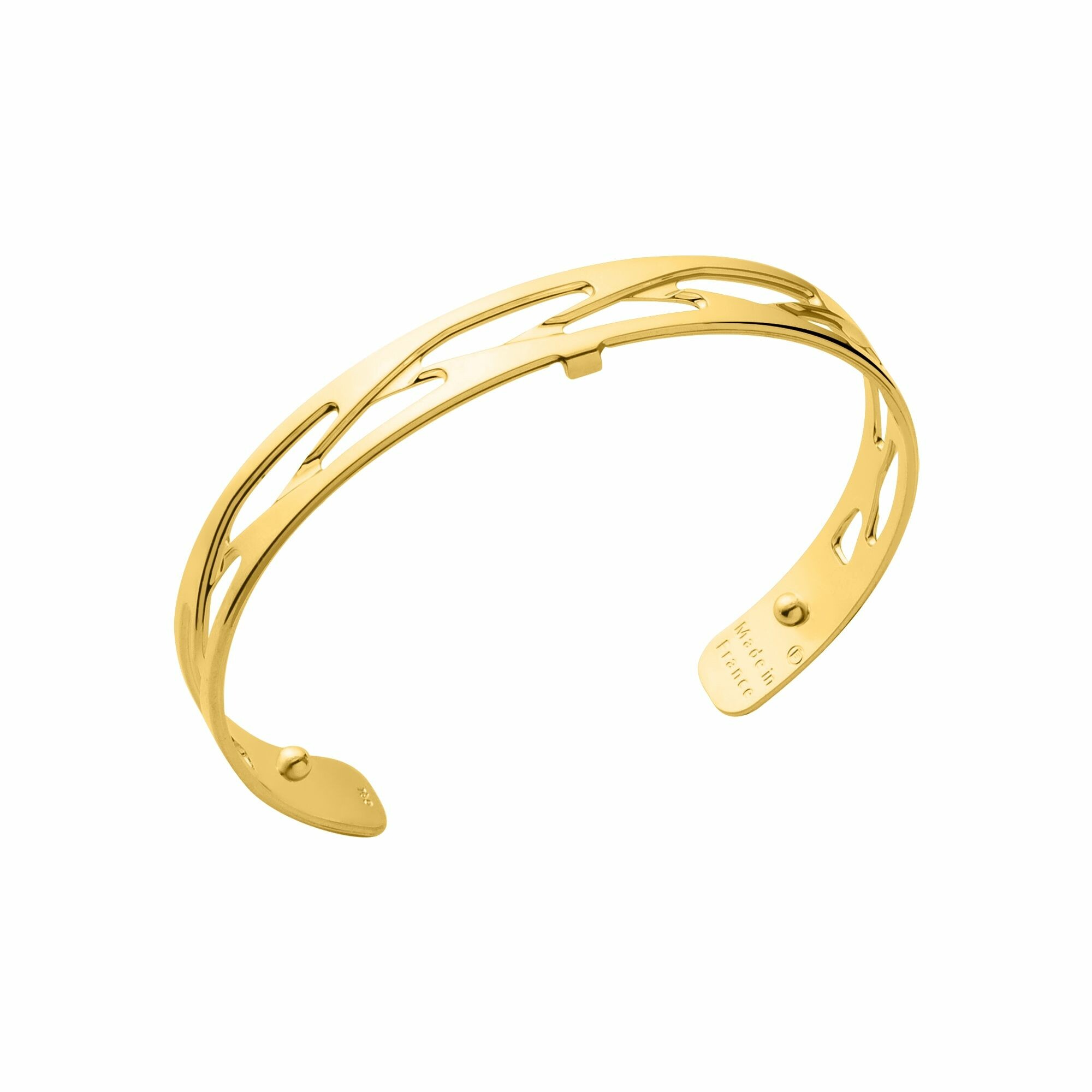 Achat Bracelet manchette Les Georgettes Les Essentielles Tresse doré, 8mm