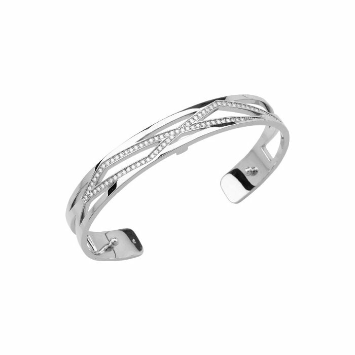 Achat Bracelet manchette Les Georgettes Les Precieuses Liens argenté, 8mm