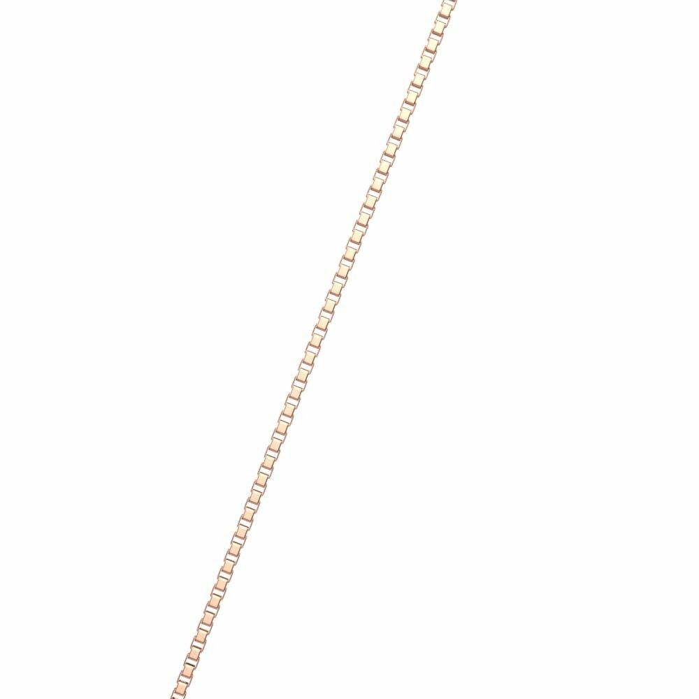 Collier Les Georgettes venitienne finition dorée rose