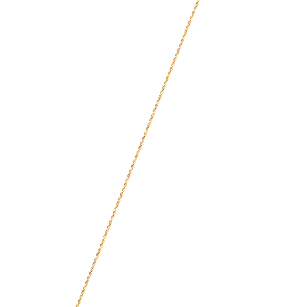 Collier chaîne Les Georgettes Corde, finition dorée, 53cm