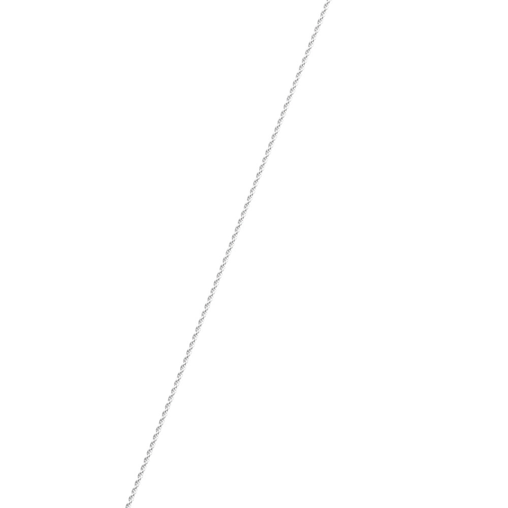 Achat Collier chaîne Les Georgettes Corde, finition argentée, 45cm
