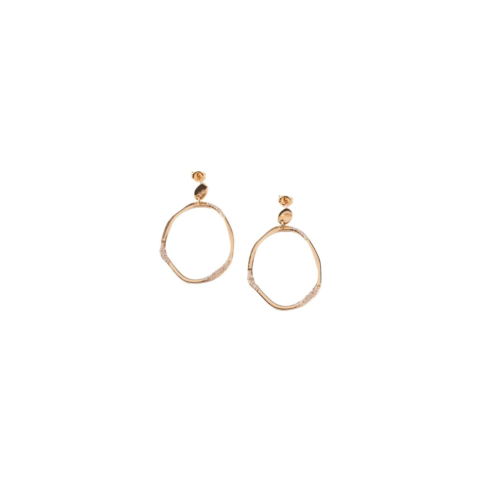 Achat Boucles d'oreilles  Saunier Brise en plaqué or