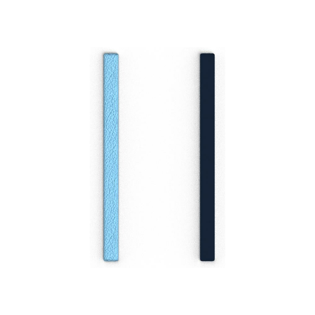 Cuir pour boucles d'oreilles Les Georgettes Ciel Étoilé / Marine, 6mm