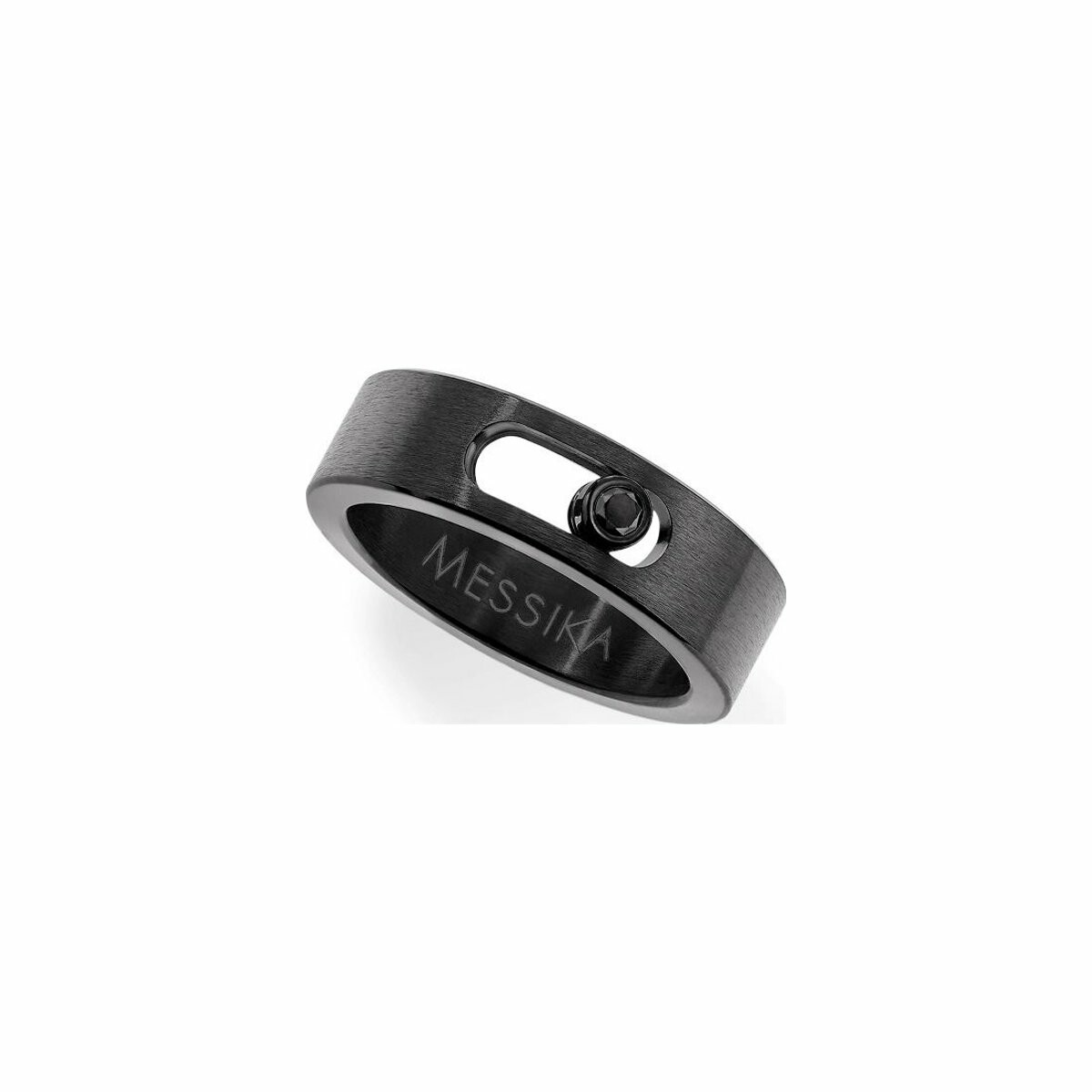 Achat Bague Messika Move Titanium PM en titane noir et diamant