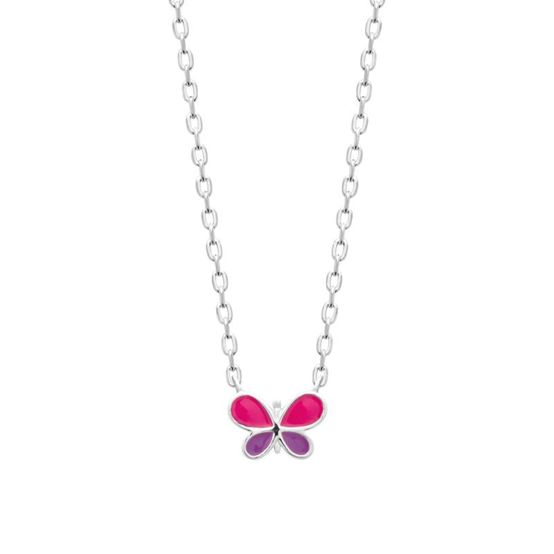 Papillon - Argent - Collier