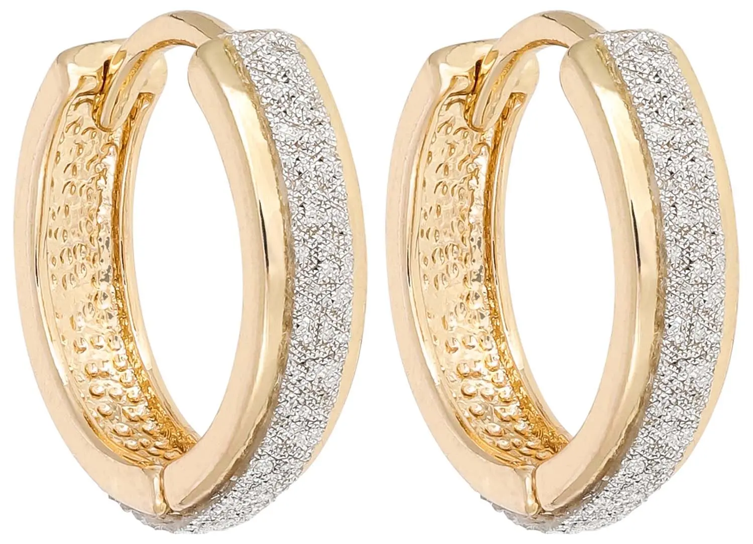 Créoles - Silver Glitter