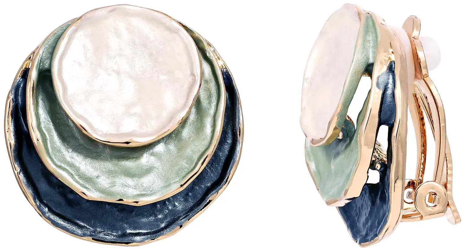 Boucles d'oreilles clips - Vintage Circle