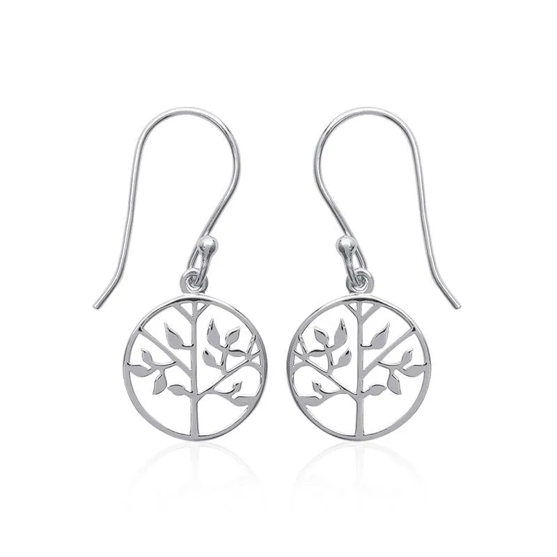 Arbre de Vie - Argent - Boucles d'oreilles