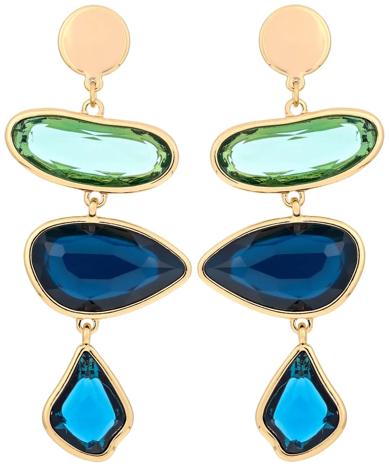 Boucles d'oreilles - Asymmetrical Sparkle