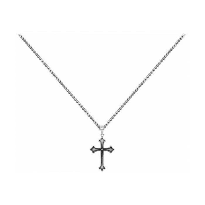 Collier Phebus en acier et laque